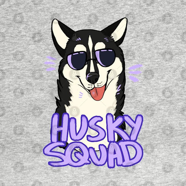 HUSKY SQUAD (black) by mexicanine